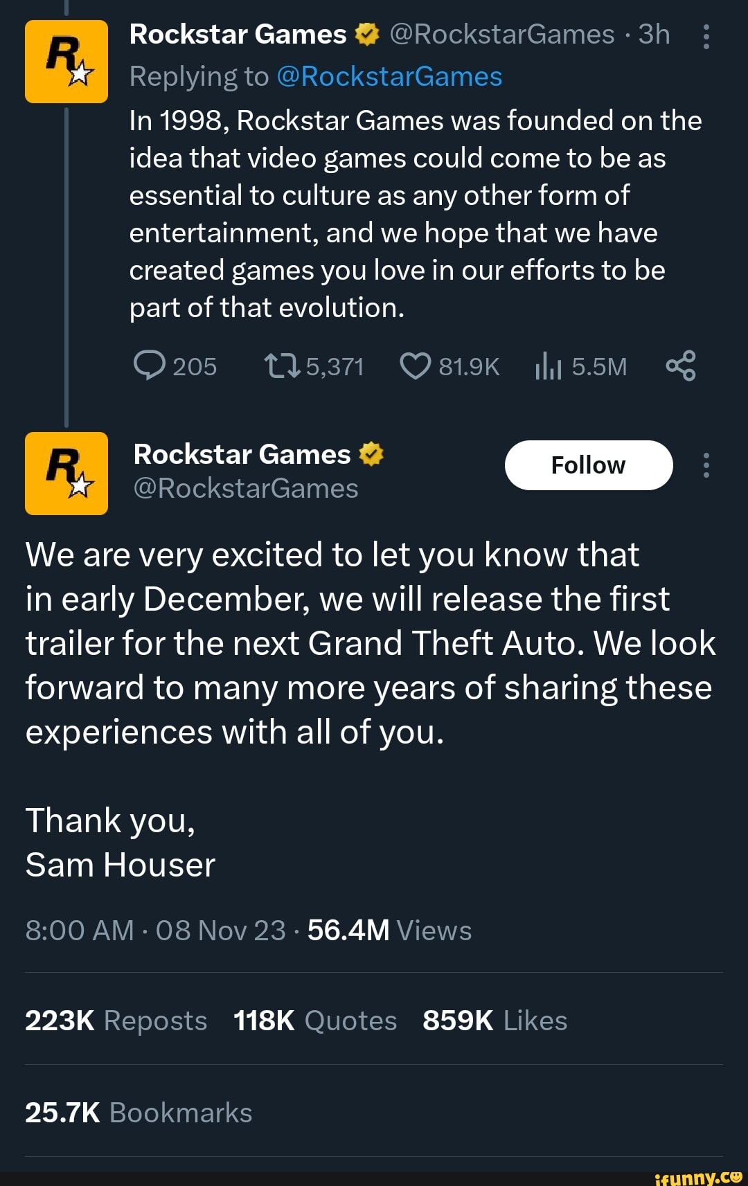 Rockstar Games Culture