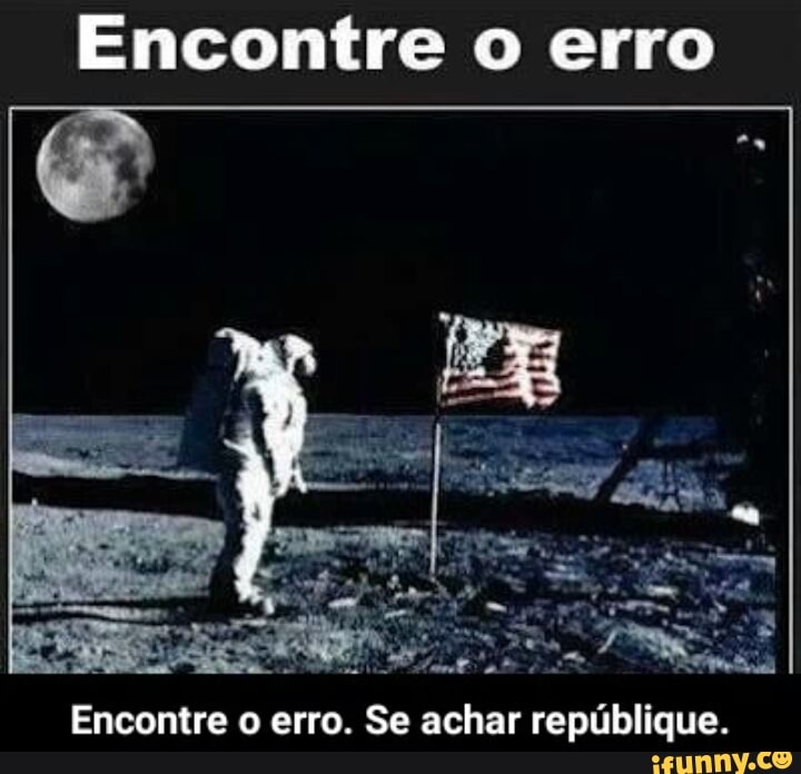 Encontre o erro
Encontre o erro. Se achar