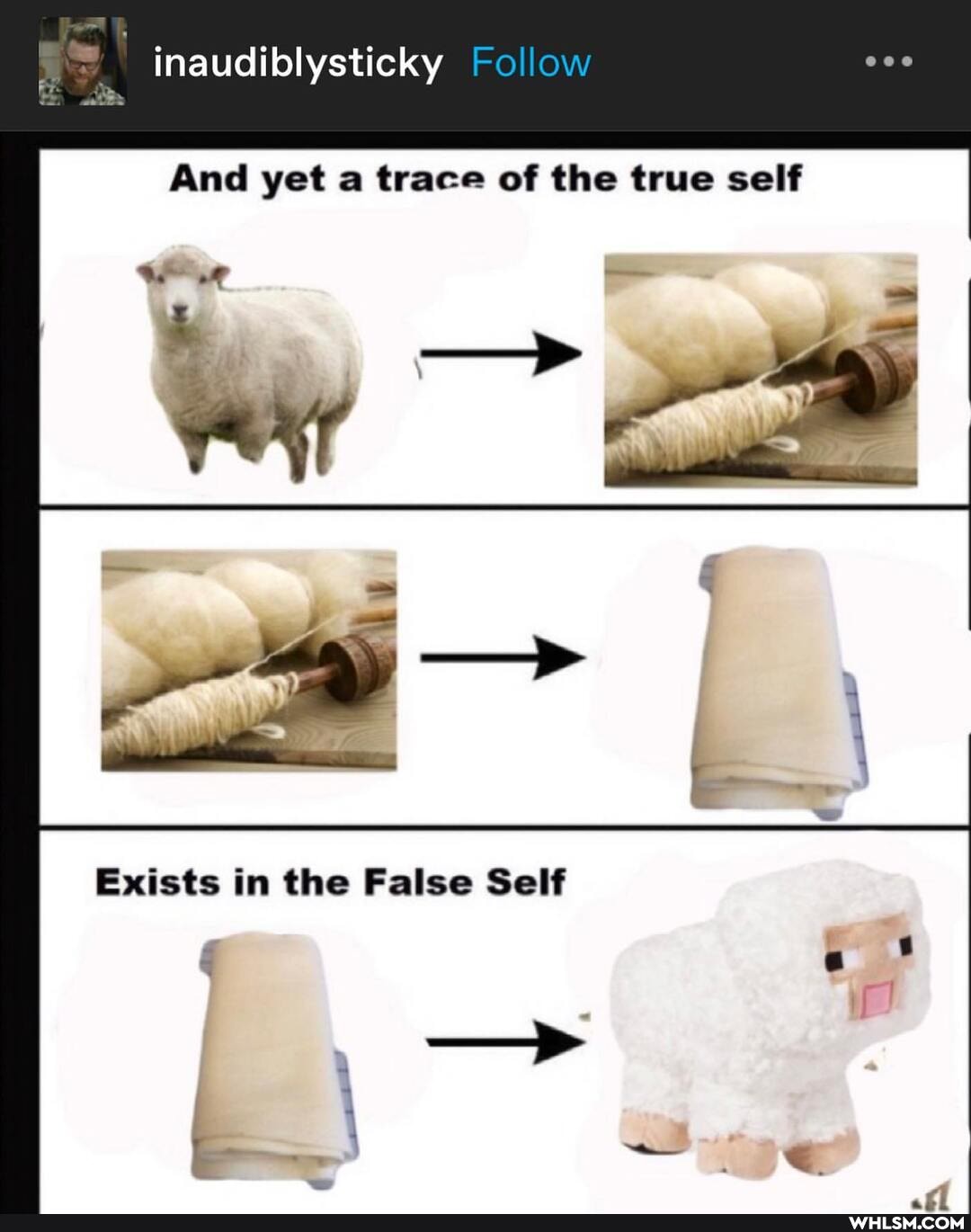 inaudiblysticky Fo
And yet a trace of the true self
Exists in the False Self