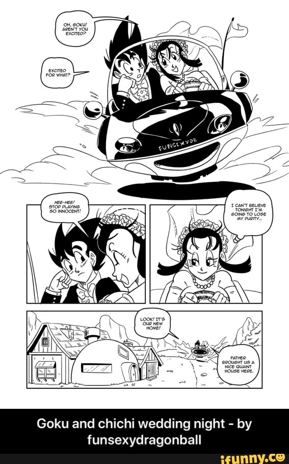 Goku And Chichi Wedding Night By Funsexydragonball Goku And Chichi Wedding Night By