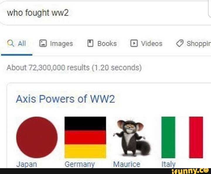Who fought ww2 Axis Powers of WW2 OMI! Germany Maurice ...