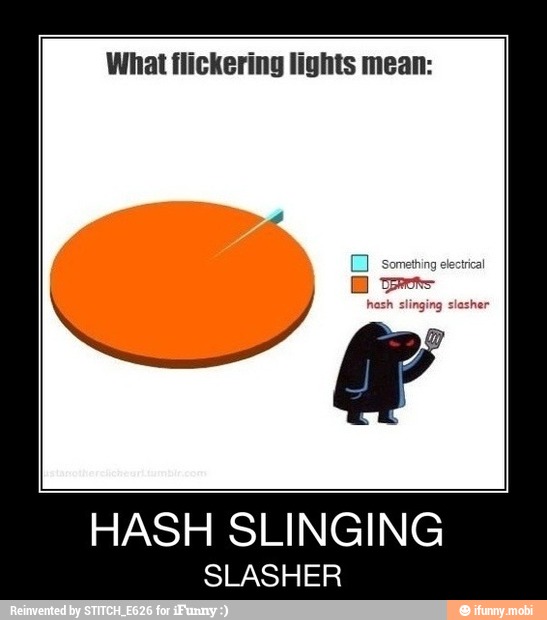 hash slinging slasher flickering lights