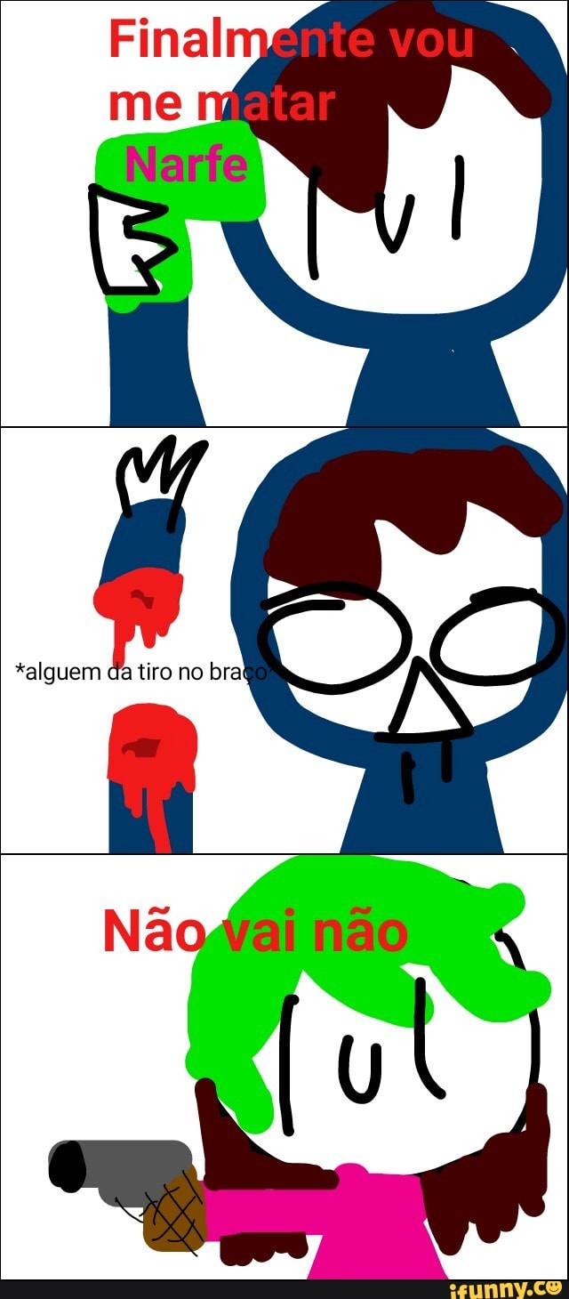 *alguem da tiro no bra: