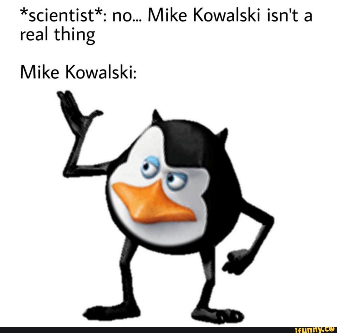 Mike Kowalski isn't a real thing Mike Kowalski.