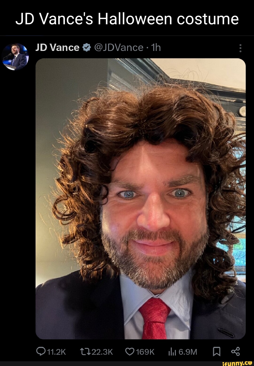 JD Vance's Halloween costume JD Vance @JDVance th SS I - iFunny