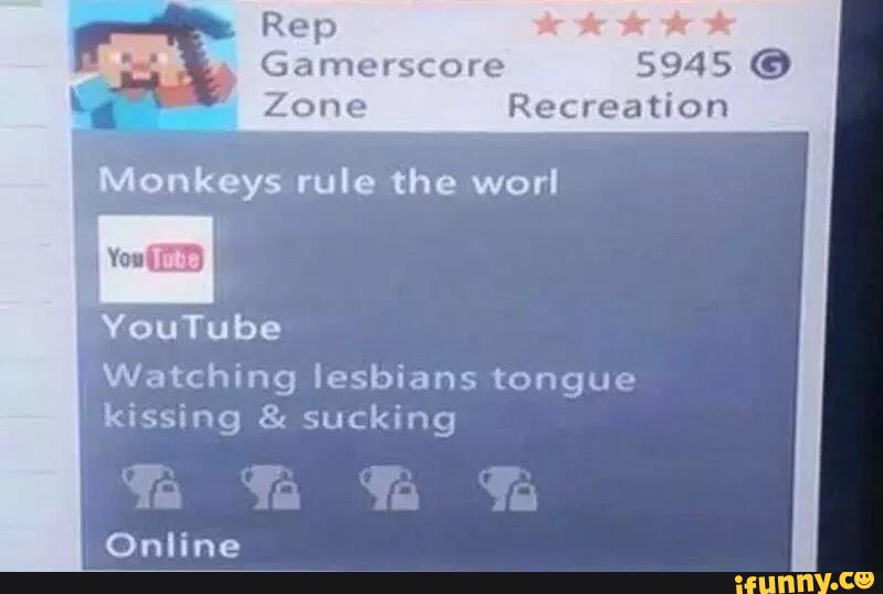 Zone Recreation YuTube Watching Lesbians Tongue Kissing Sucking