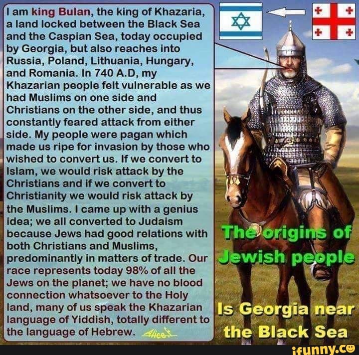 !am king Bulan, the king of Khazaria, a land locked between the Black ...