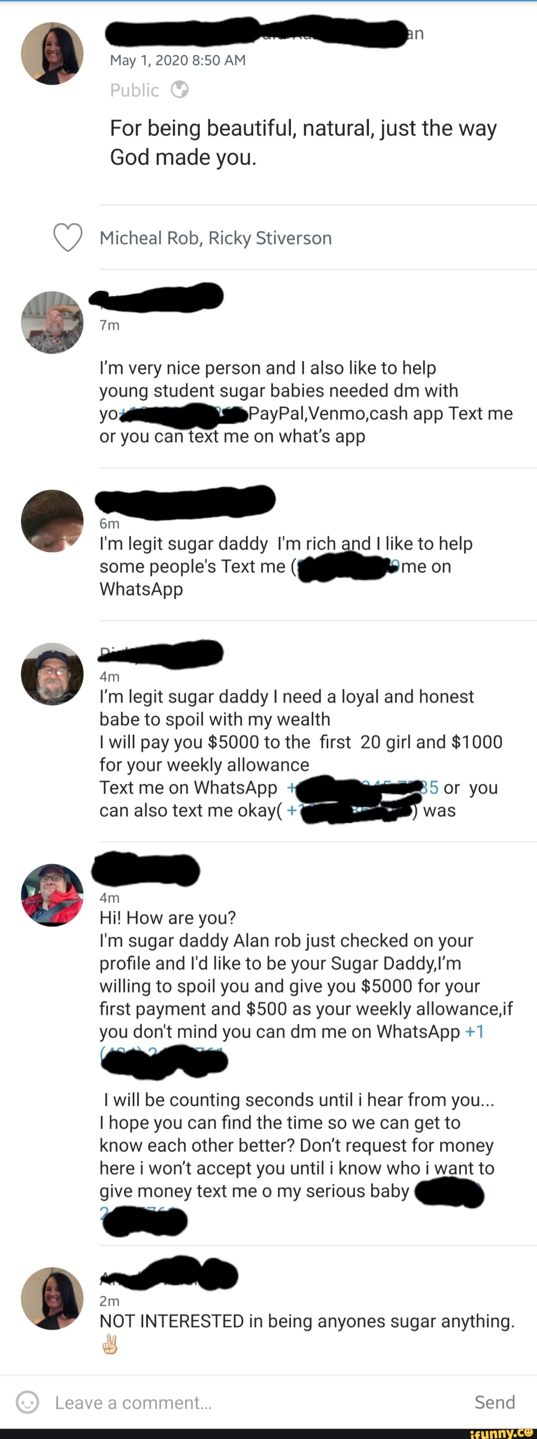Daddy apps that send money