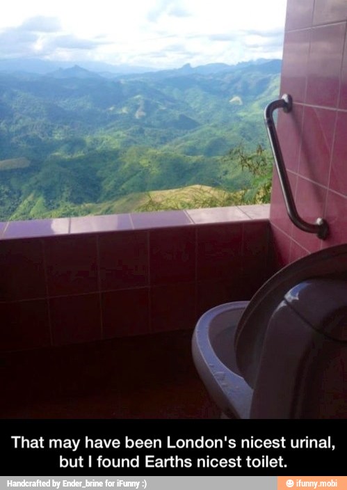 That may have been London's nicest urinal,
but I found Earths nicest toilet. - That may have been London's nicest urinal, but I found Earths nicest toilet.