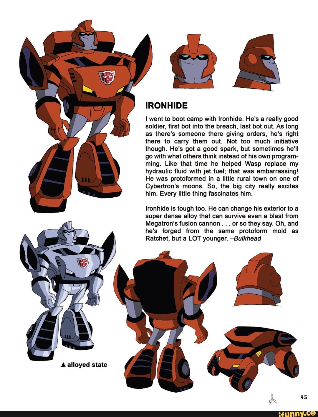transformers animated ironhide