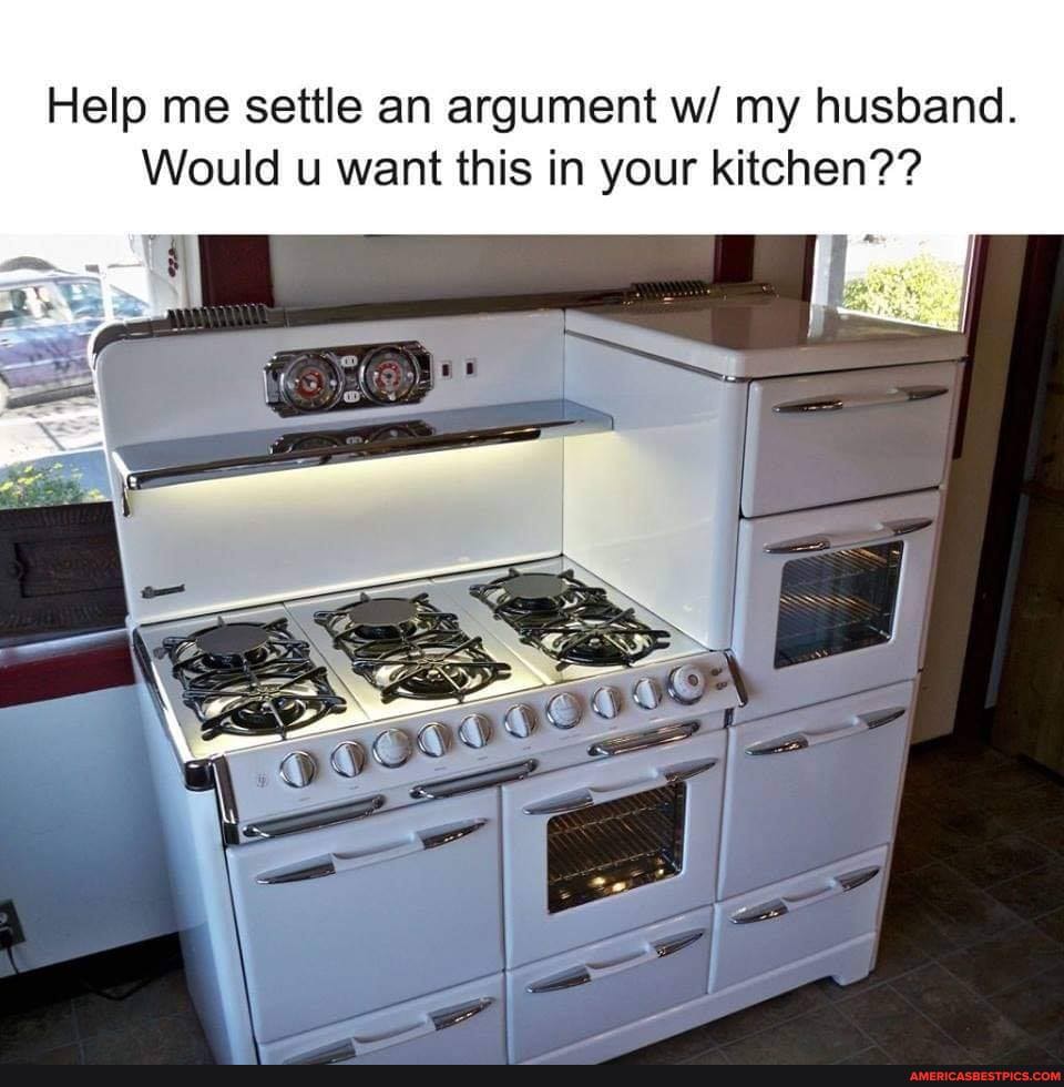 Help me settle an argument w/ my husband.
Would u want this in your kitchen??