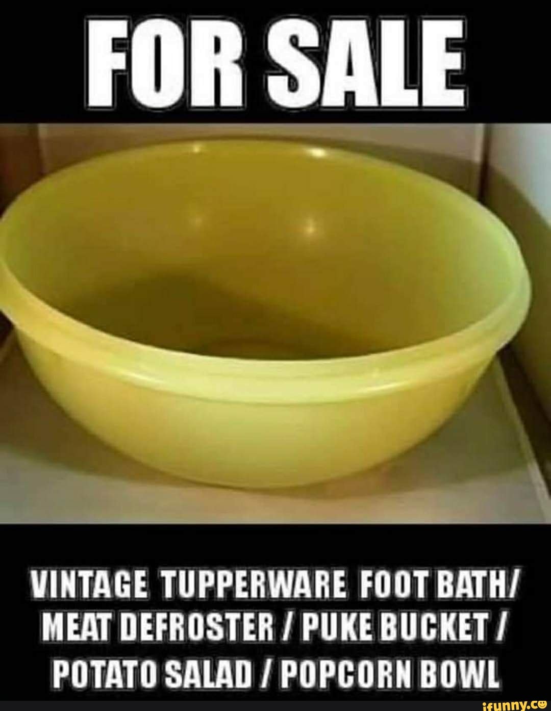 for-sale-vintage-tupperware-foot-bath-meat-defroster-puke-bucket