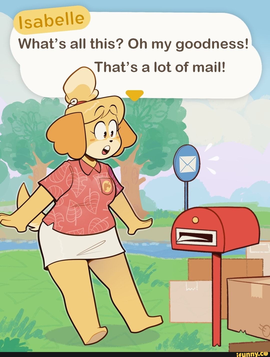 Isabelle What's all this? 