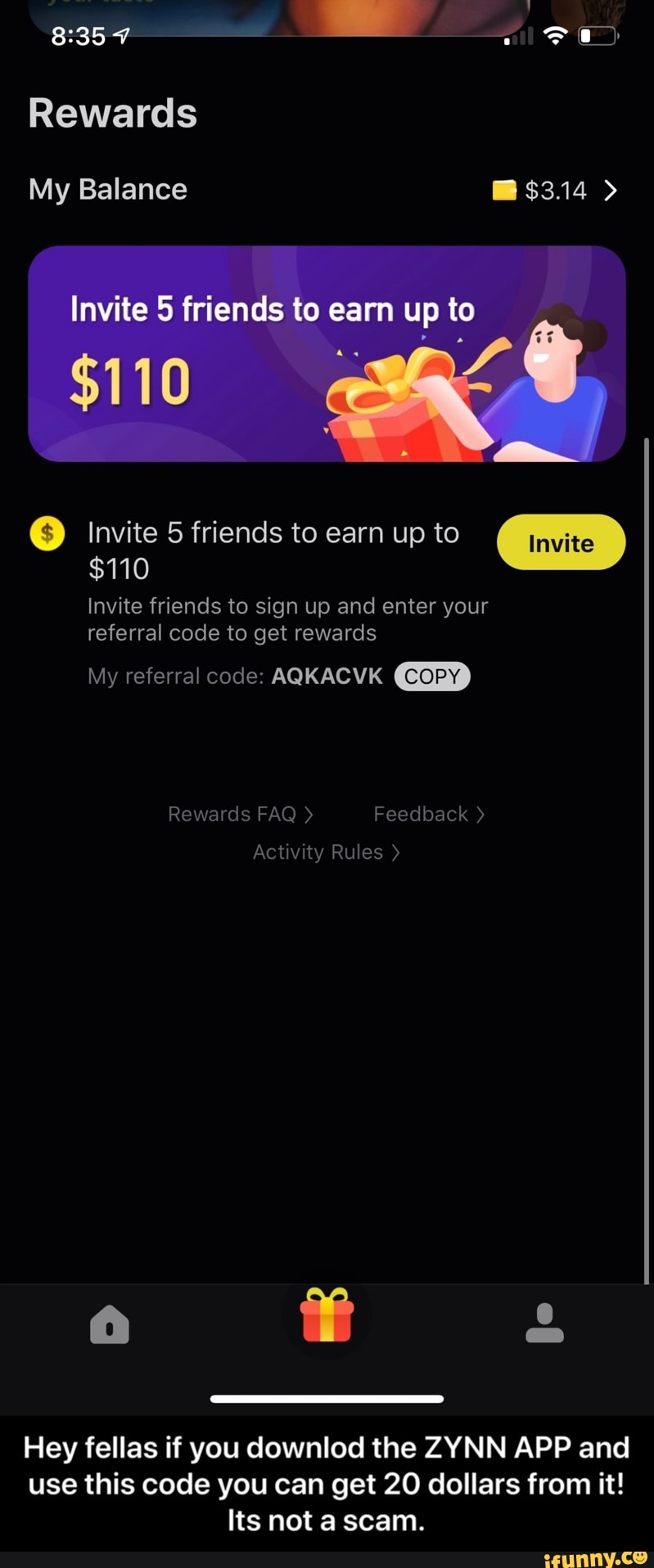 Invite 5 friends to eam up to $110 O Invite 5 friends to ...