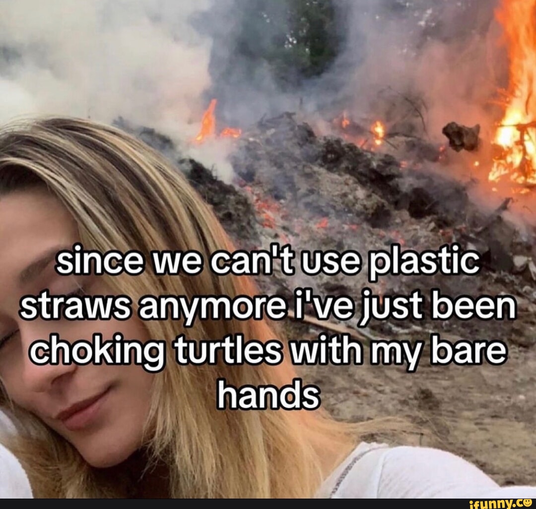 First a straw, now a fork. Turtles are choking on our plastic