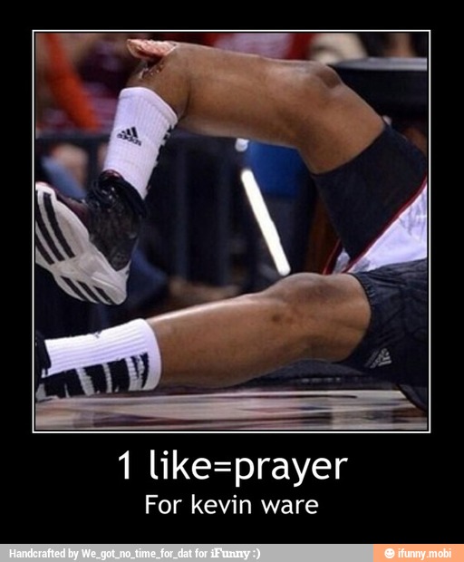 1 like=prayer
For kevin ware - 1 like=prayer
For kevin ware