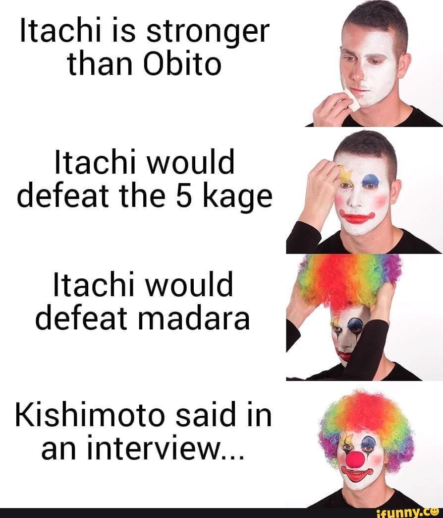 Is Itachi Stronger Than Obito