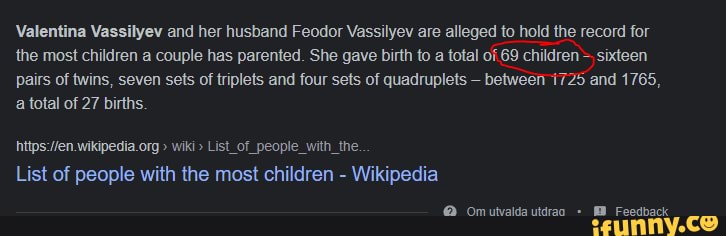 Woman with seven sons - Wikipedia