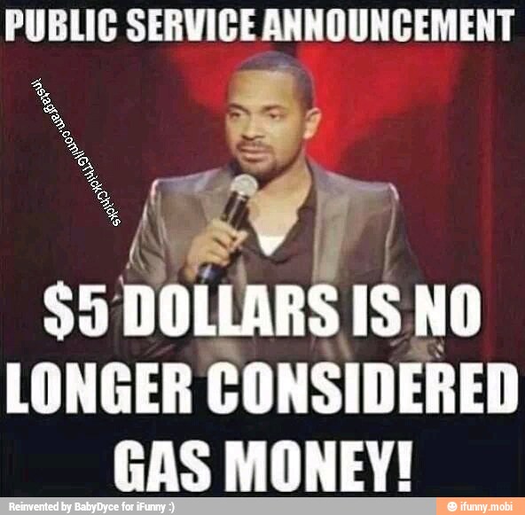 PUBLIC SERVICE ANNOUNCEMENT
ES
NO
LONGER CONSIDERED
GAS MONEY!