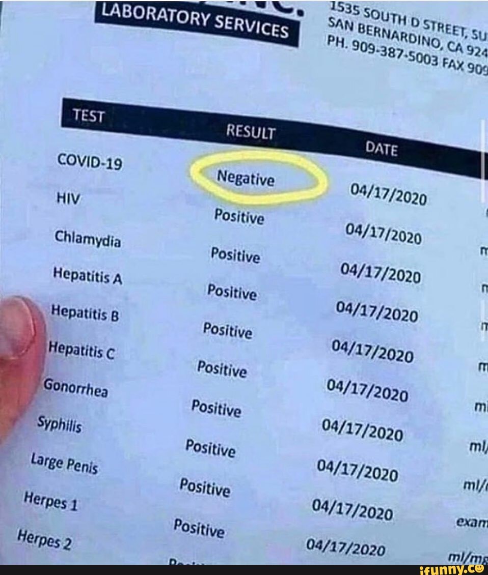 PH. 903-387.5093 FAX
HIV Positive 04/
Hepatitis Positive m
Syphilis Positive mi/
Penis Positive exan
Herpes 2
