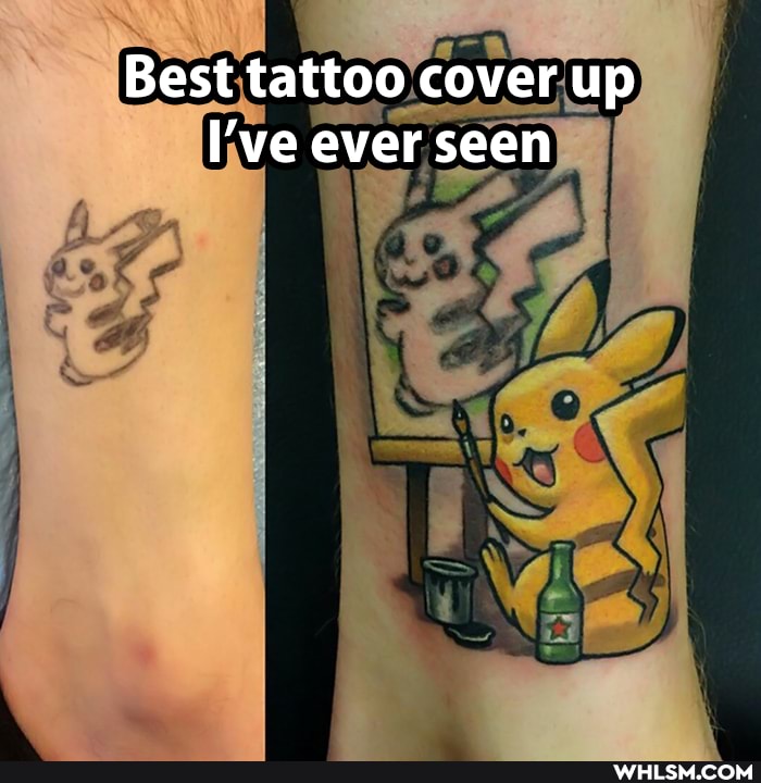 Best tattoo cover up
I've ever seen