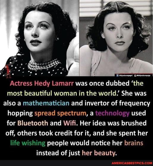 Actress Hedy Lamarr was once dubbed 'the most beautiful woman in the ...