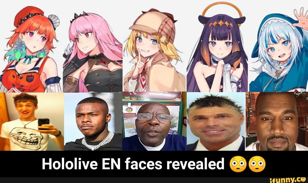 { rs Hololive EN faces revealed - Hololive EN faces revealed 😳😳 - )