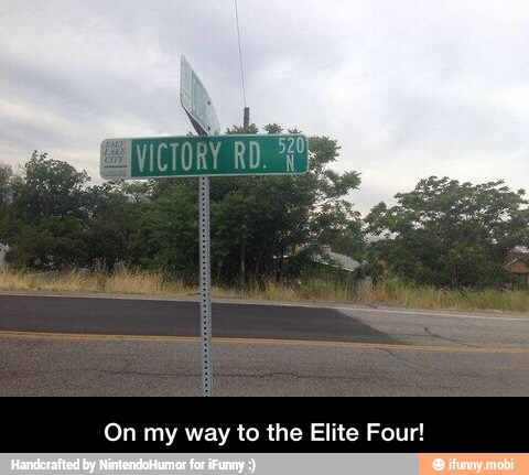 On my way to the Elite Four! - On my way to the Elite Four!
