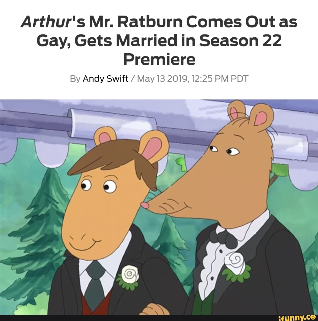 Arthurs Mr Ratburn Comes Out As Gay Gets Married In Season 22 Premiere By Andy Swift May13 