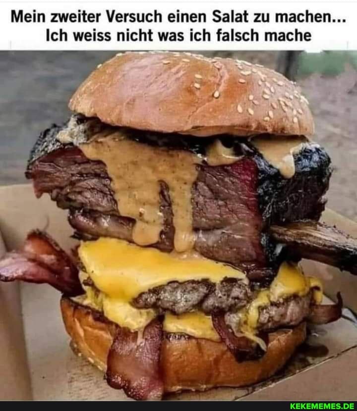 Mein zweiter Versuch einen Salat zu machen...
Ich weiss nicht was ich falsch mache
