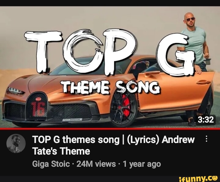 TOP G themes song  (Lyrics) Andrew Tate's Theme 