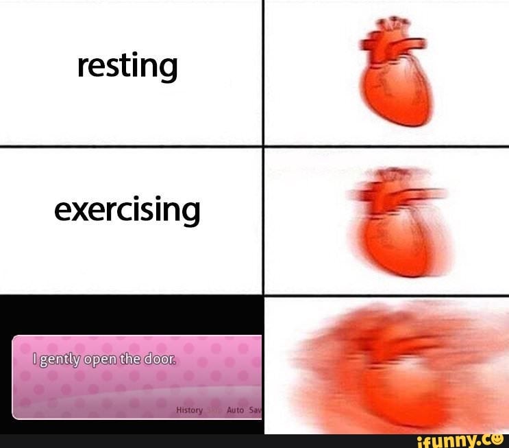 resting
exercising