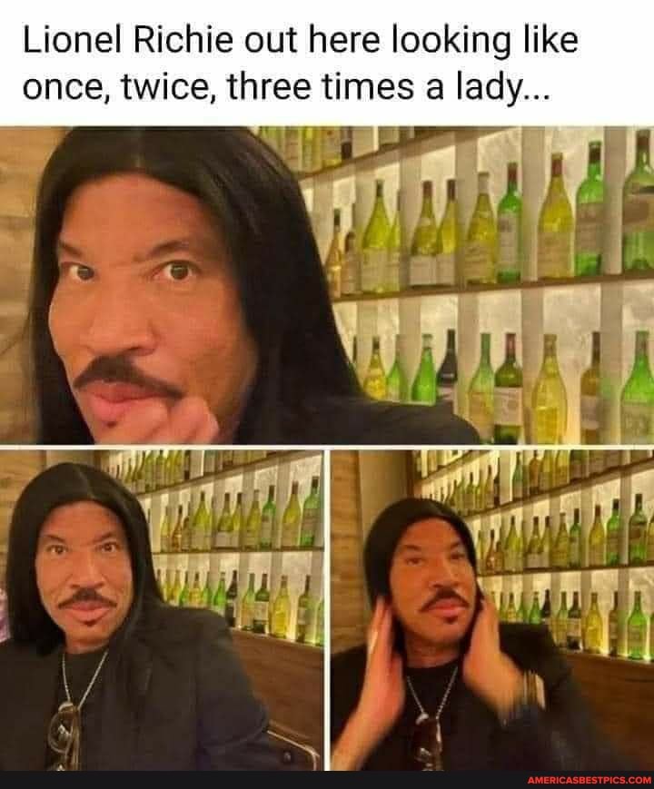 Lionel Richie Out Here Looking Like Once Twice Three Times Lady America S Best Pics And Videos