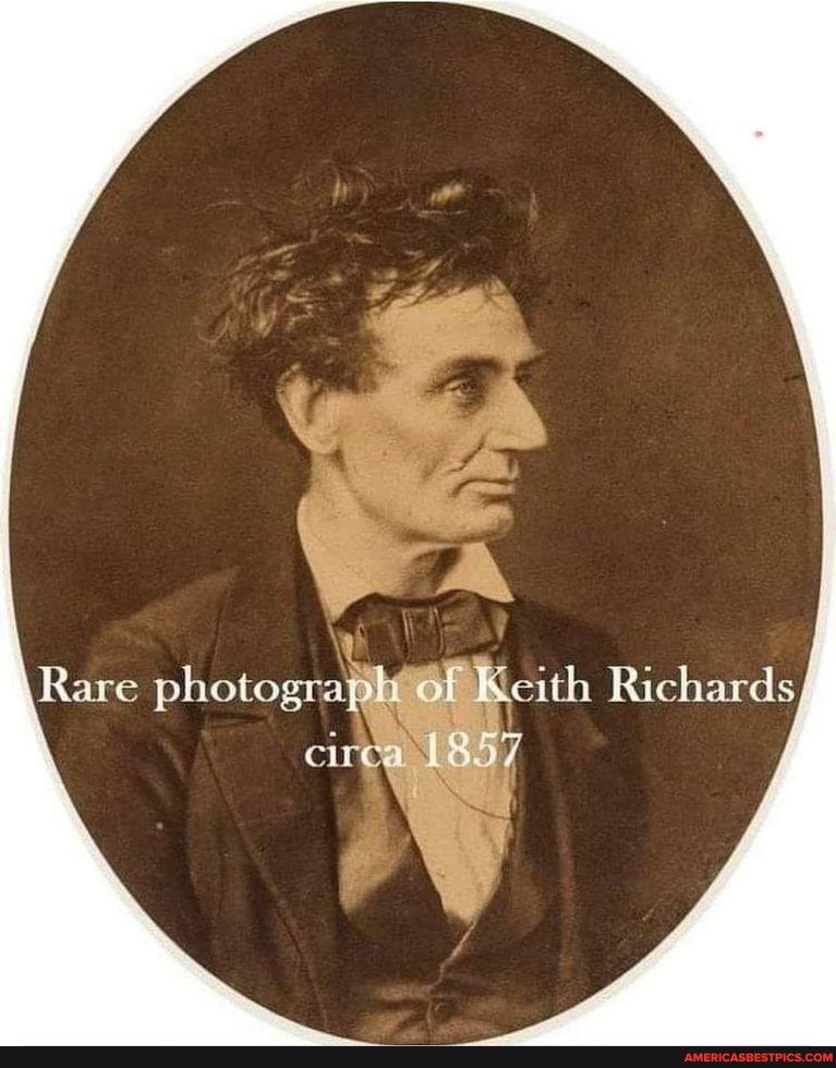 Rare Keith Richards circa 1857