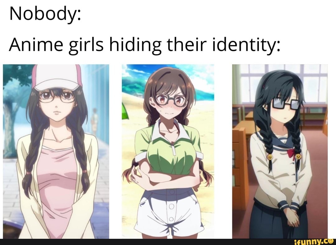 Nobody Anime Girls Hiding Their Identity