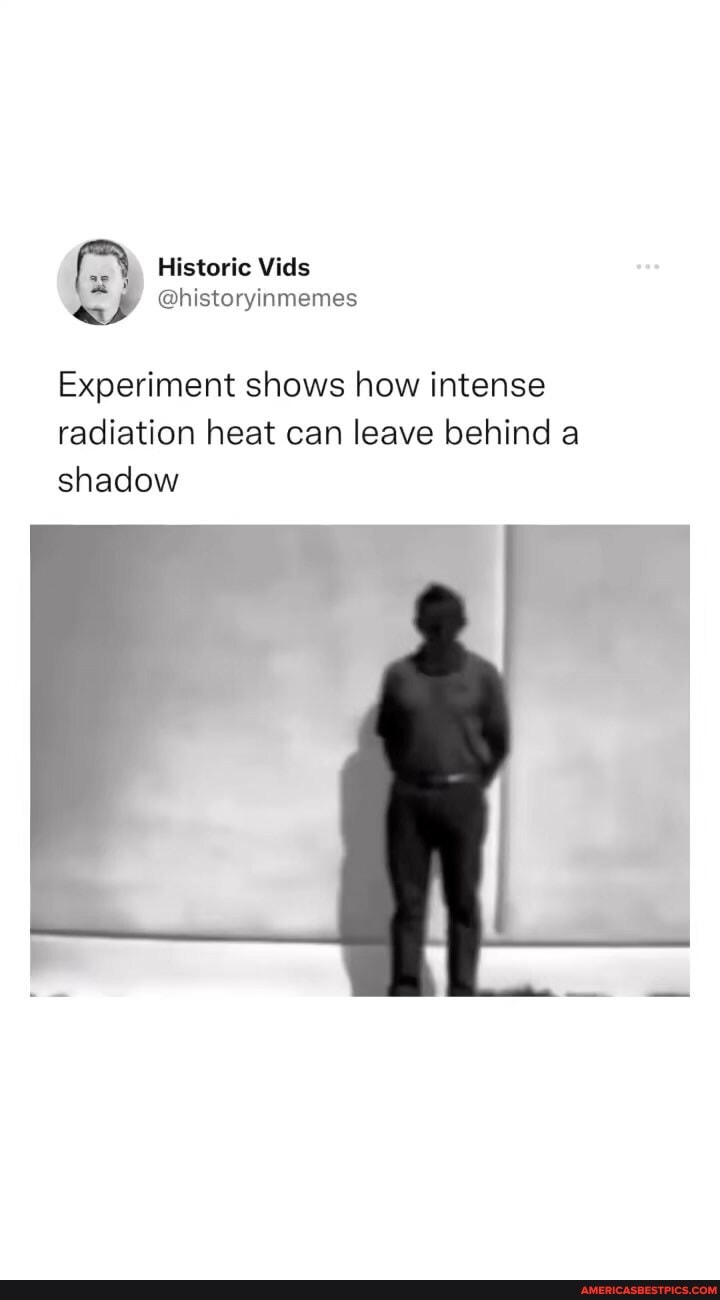 thermal shadow experiment