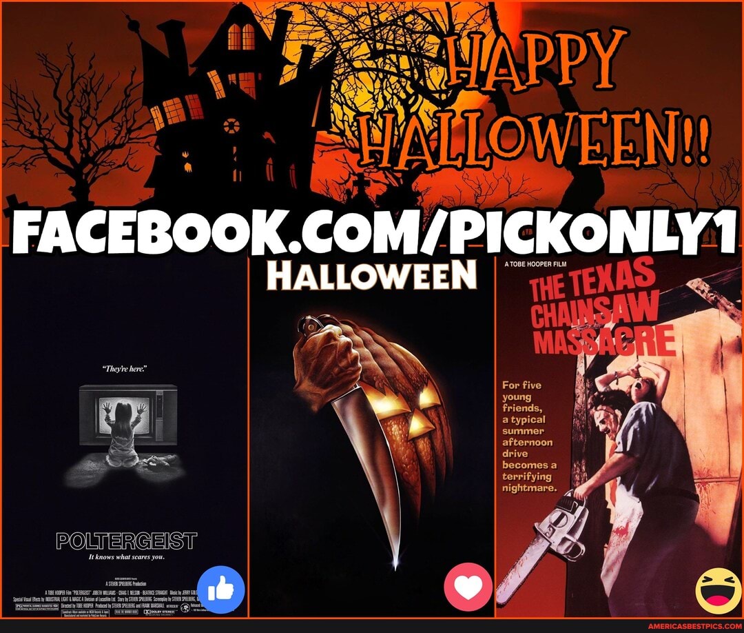 HALLOWEEN
"They've here."
For five young friends,
a typical summer afternoon drive becomes a terrifying
POLTERGEIST
It knows what seares you.
OS UE SH