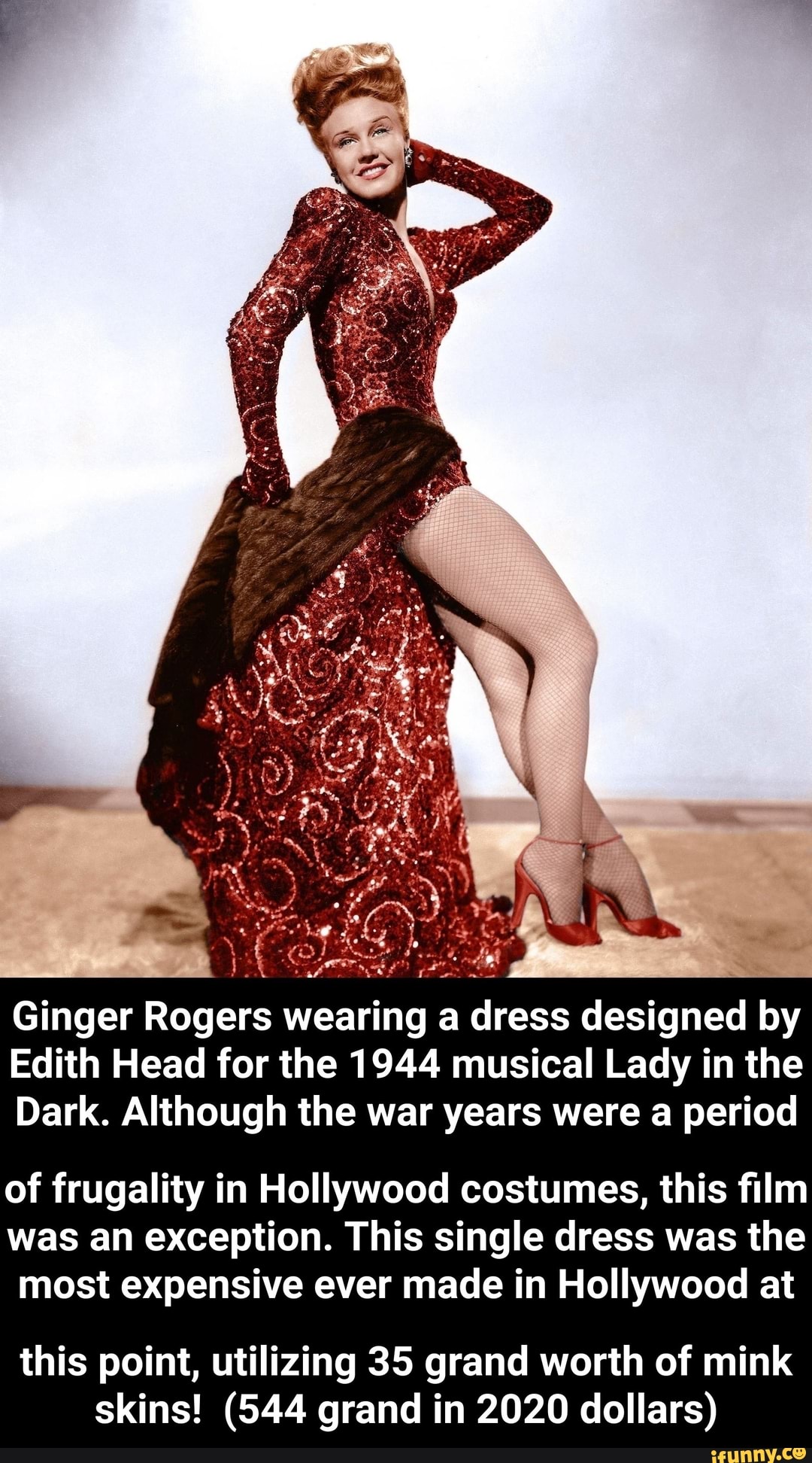 ginger rogers lady in the dark dress LADY IN THE DARK GINGER ROGERS Date: 1944 Stock Photo