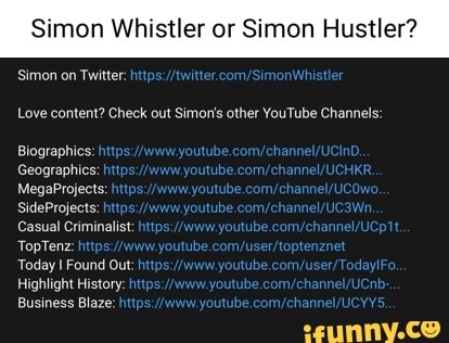 Simon Whistler, the Boy with the Blaze