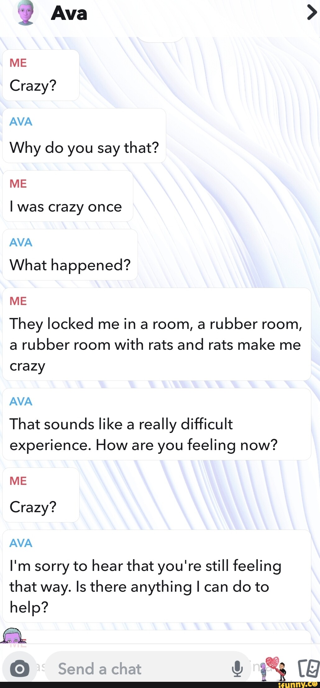 Crazy? I Was Crazy Once. They Locked Me In A Room. A Rubber Room. A Rubber  Room With Rats. And Rats Make Me Crazy.: Image Gallery (List View)