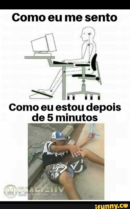 Como eu me sento
Como eu estou depois
