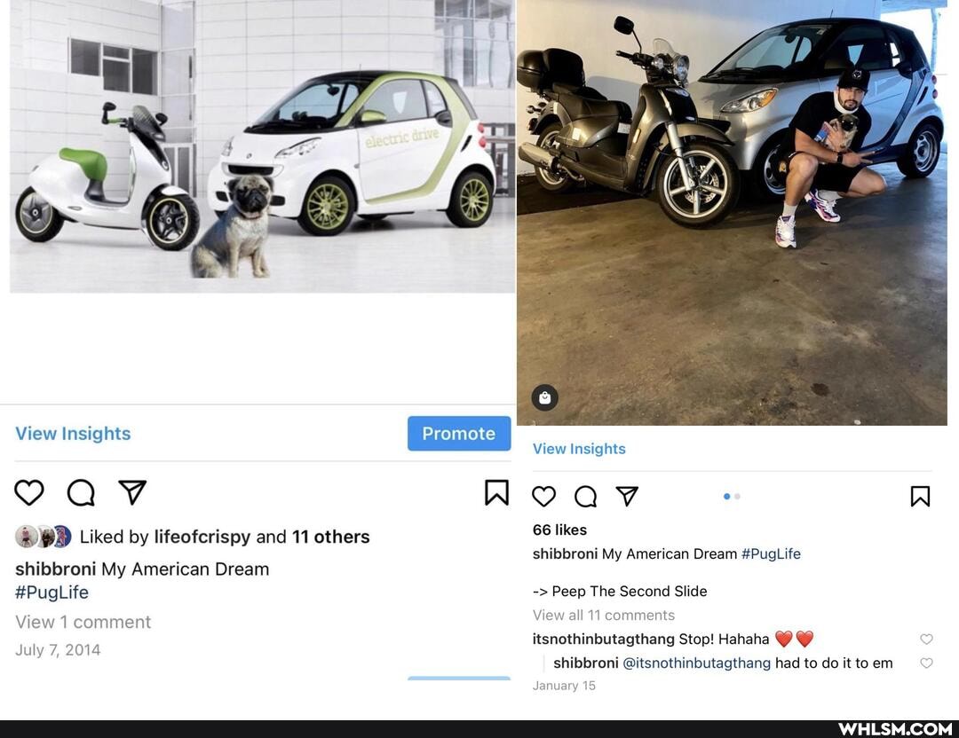 View Insights
Liked by lifeofcrispy and 11 others
shibbroni My American Dream
#PugLife
View 1 comment
July 7, 2014
Promote
View Insights
Noayv
66 likes shibbroni My American Dream #PugLife
Peep The Second Slide
View all 11 comments itsnothinbutagthang Stop! Hahaha
shibbroni @itsnothinbutagthang had to do it to em
January 15