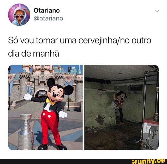 S6 vou tomar uma cervejinha/no outro
dia de manha
