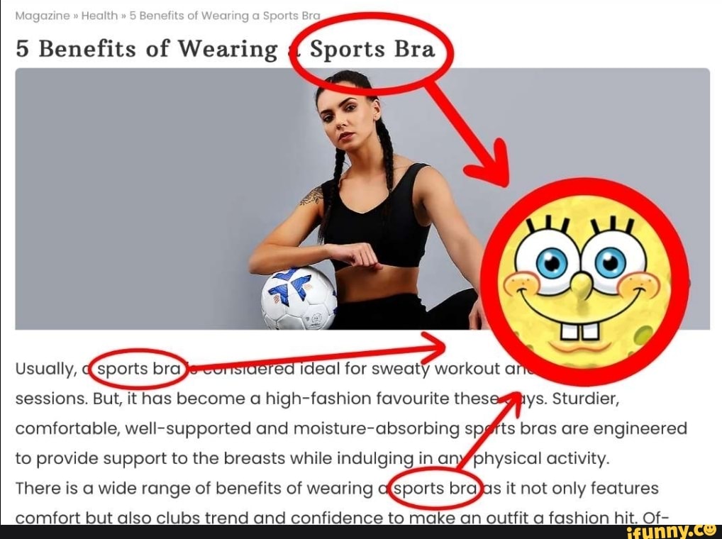 Magazine Health Benefits of Wearing Sports Bra 5 Benefits of Wearing