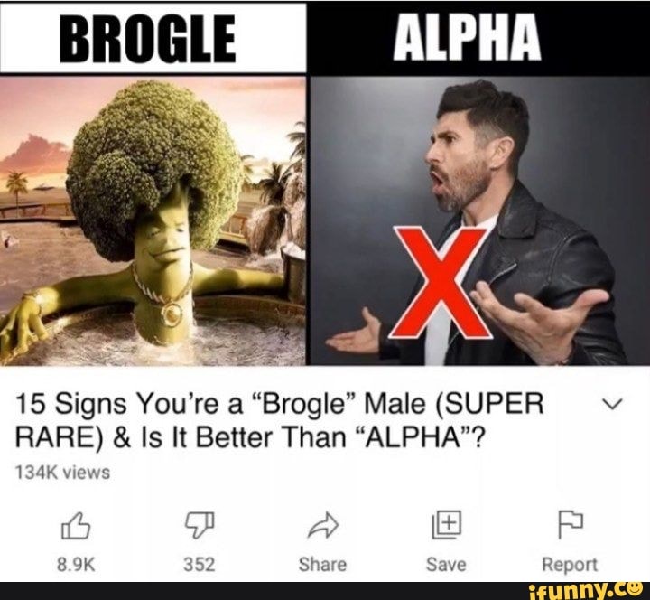 ALPHA 15 Signs You're a "Brogle" Male (SUPER RARE) & Is It Better Than