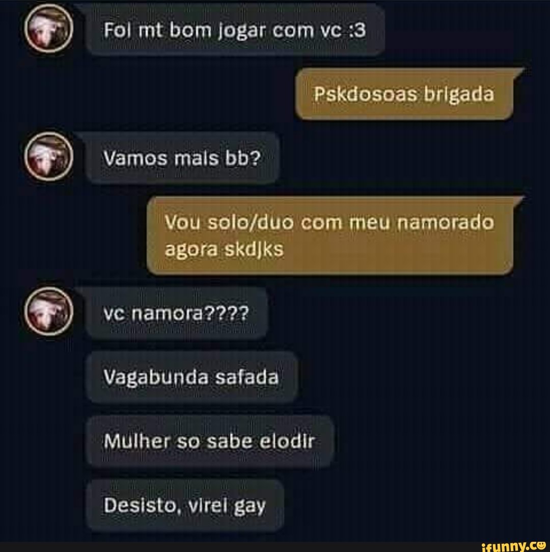bom jogar com vc :3
Vamos mais bb?
Vagabunda safada
Mulher so sabe elodir