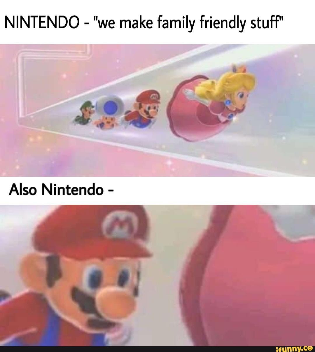 NINTENDO
"we make family friendly stuff"
