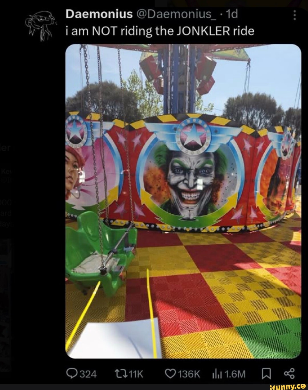 Daemonius @Daemonius_- iam NOT riding the JONKLER ride O324 tank O136K ...