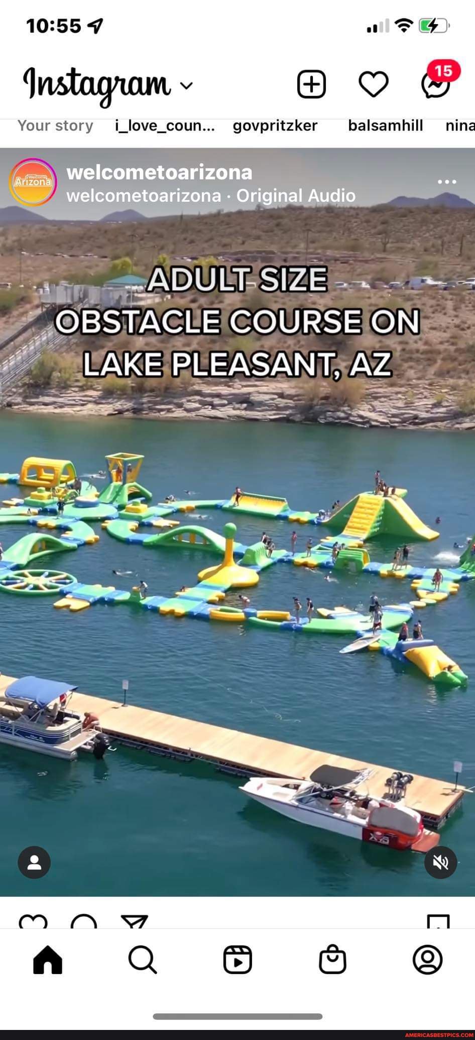 Our story {_love_coun... govpritzker bafsamhill nina Welcometoarizona  welcometoarizona Original Audio ADULTESIZE OBSTACLE COURSE ON LAKE PLEASANT,  AZ - we - America's best pics and videos