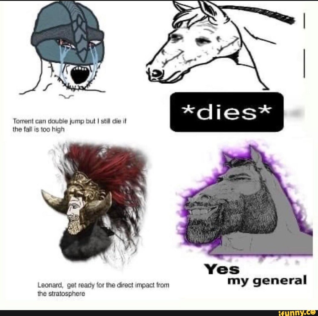 Radahn horse meme